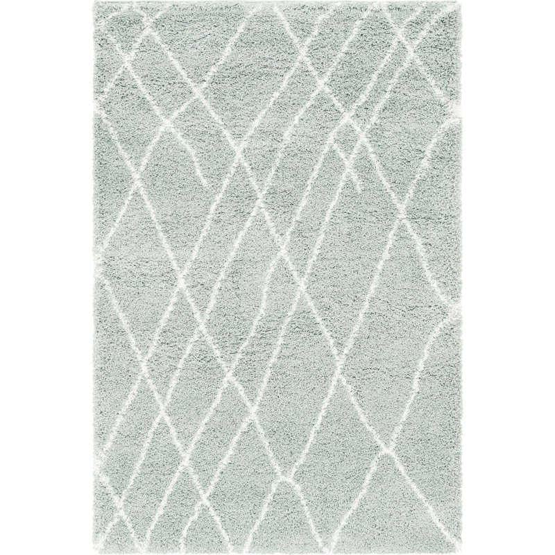 Striped Indoor Rug, Rectangle 5'3" x 8'