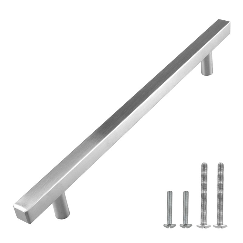 7 1/2" Center to Center Bar Pull, Brushed Nickel