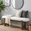 Banc d'appoint en bois 64 po pour entrée