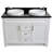 49'' Double Bathroom Vanity with Granite Top-301612986