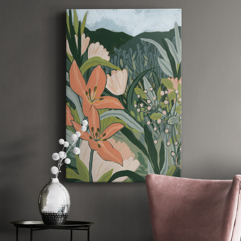 «Spring Valley Blooms I», reproduction sur toile tendue, L 40 po x H 60 po