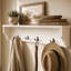 Hall Tree With Bench And Metal Hooks