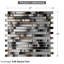Kirshe Random Sized Glass Linear Mosaic Wall Tile-812771590