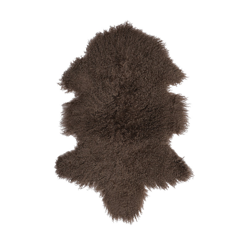 Mcburney Sheepskin Area Rug in Pewter