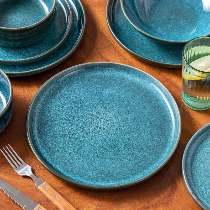 Vajilla Azul Vancasso VEGA Juego De Platos Y Cuencos Vajilla