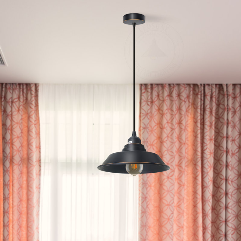 Bynoe 1 - Light Black Dome Pendant, Yes
