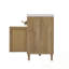 Meuble-lavabo de salle de bain avec double lavabo, 2 tiroirs rabattables et 4 portes à fermeture douce-1156244067