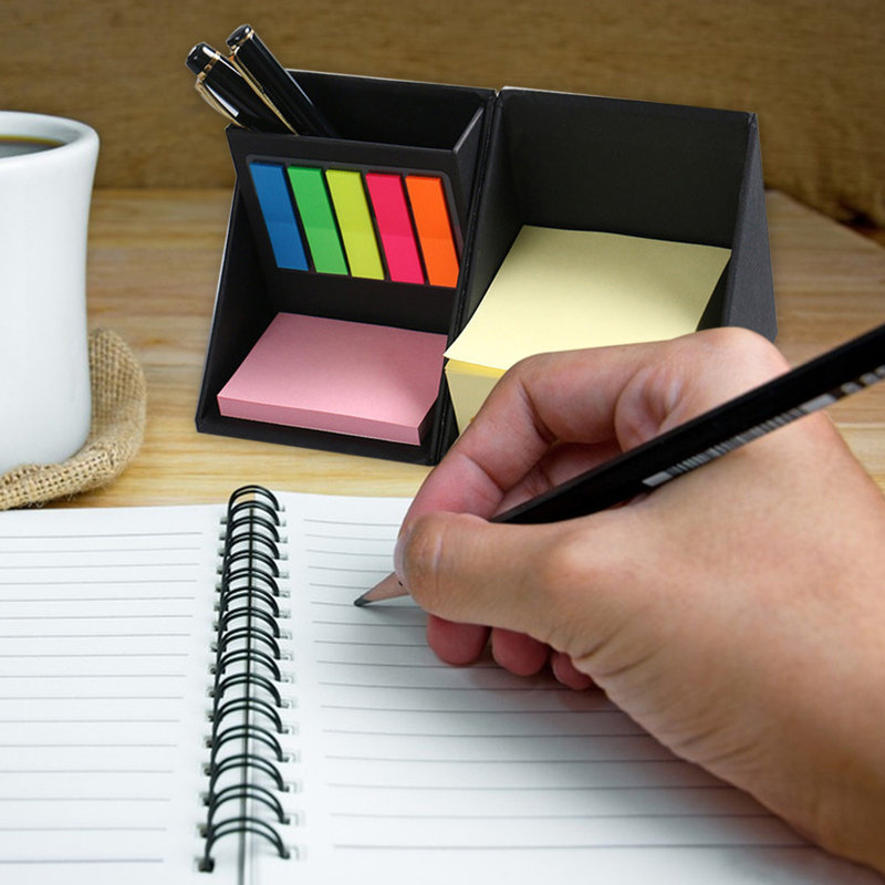 Rangez les notes autocollantes., Black