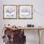 Ensemble de 2 bacs antiques avec cadre flottant Botanics, design par Stella Chang-1967019355-1967019358