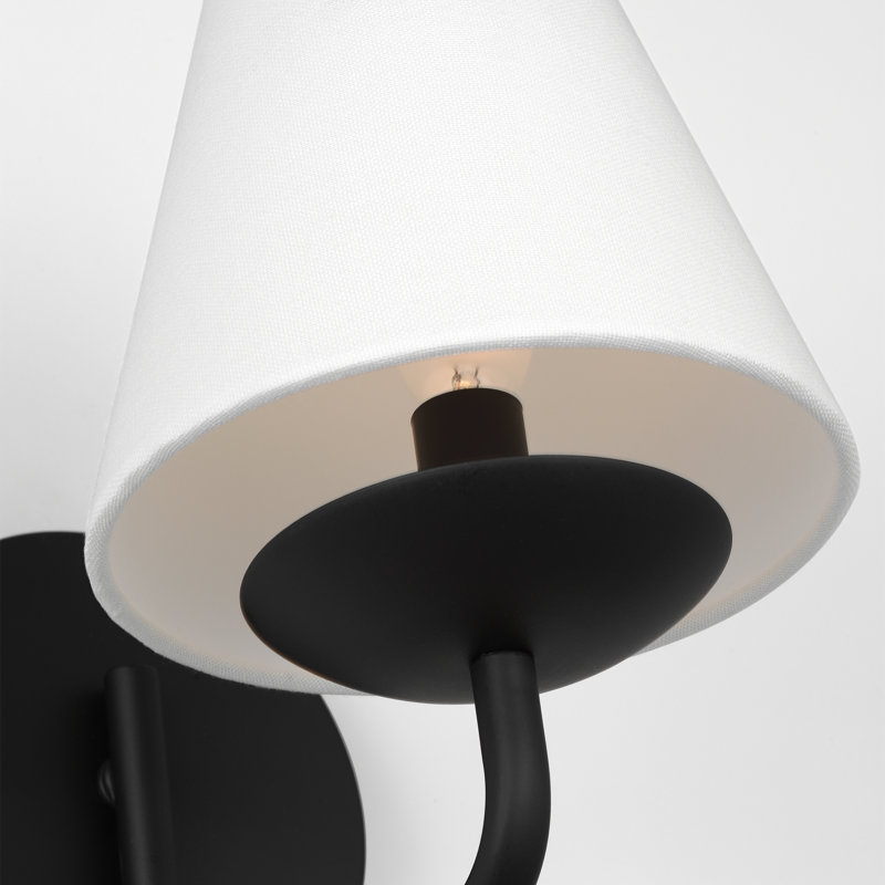 Albion Small Sconce, Midnight Black