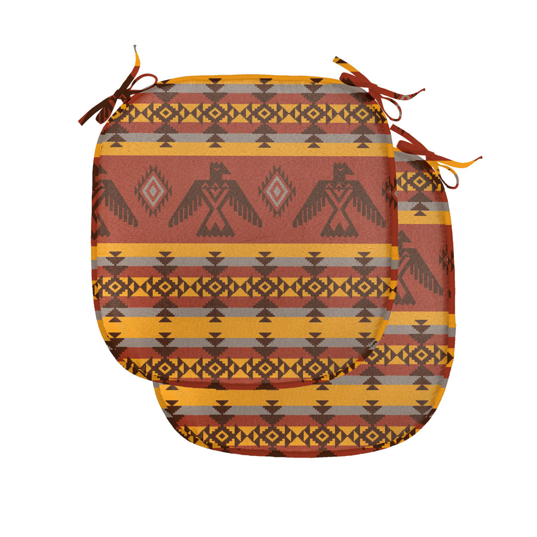 Outdoor 16'' Dining Chair Seat Cushion (Set of 2) East Urban Home