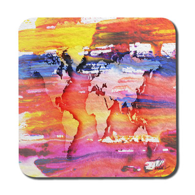 Agate Ceramic Jute Leather Crystal Square Round 6 Piece Coaster Set