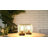 6.7" Battery Powered Outdoor Table Lamp