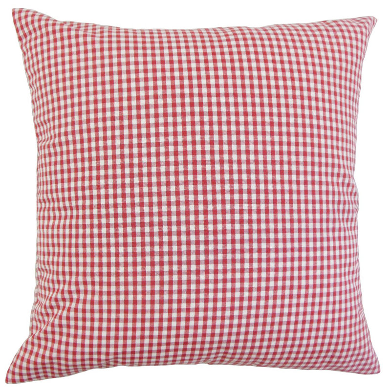 Silk Plaid Sham Set, Standard, Honey
