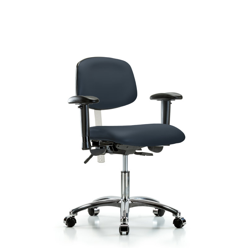 Chaise de travail Blue Ridge, Roulettes, Bleu impérial, Non inclus