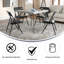 Chaises pliantes en métal avec sièges rembourrés Hercules Series - Chaises pliantes en métal-721843976