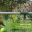 Plant Protection 125*248*62.5 cm Steel 1 Piece Plant Protection Cage Green with Tear-resistant Mesh Cover