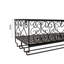 Destinnie Wine Bottle & Glass Rack Black