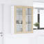 Vidaxl Hanging Cabinet With Storage Riga Artisan Oak 60 X 31 X 100 Cm-121217661-121217662