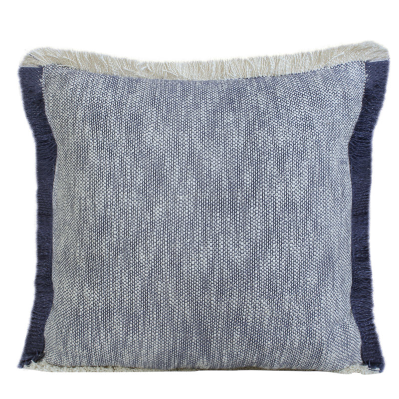 Housse de coussin en coton tissé à la main, Rose ivoire, Housse de coussin seulement - sans coussin