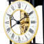 Acctim Alcester Regulator Wall Clock Steampunk Hourly Bell Strikes Chain Driven Movement Black
