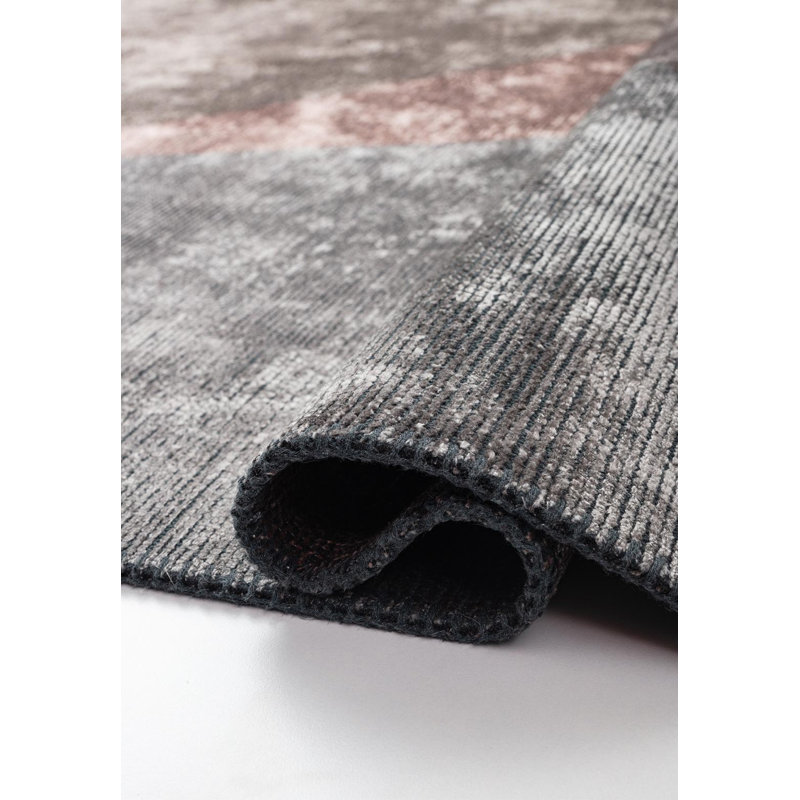 Rapture Abstract Area Rug, Rectangle 6'7" x 8'3"