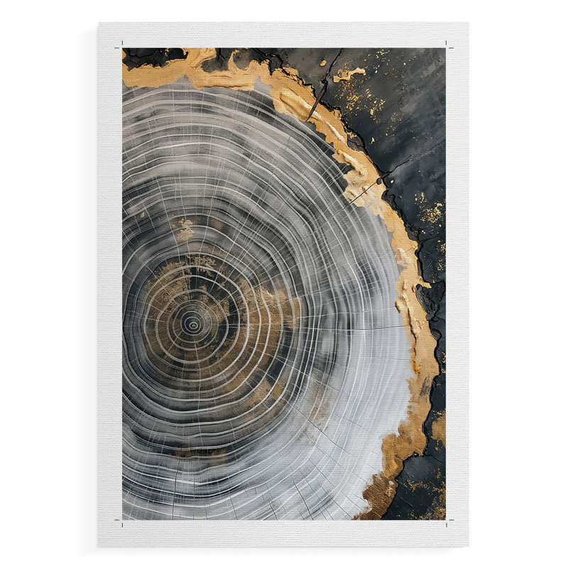 Série ABSTRACT CCxxv - impression sur toile seulement - non encadrée, H 18 po x l 12 po