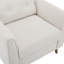 Chaise d'appoint rembourrée avec coussin Carlaya-407204196