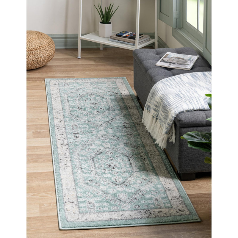 Edson Oriental Indoor Rug, Runner 2'7" x 12'