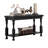 1Pc Sofa Table Open Bottom Shelf Plank Style Table Top Living Room Furniture