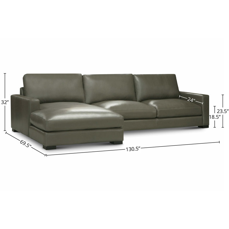 Eudia Chaise Sectional, Left Hand Facing