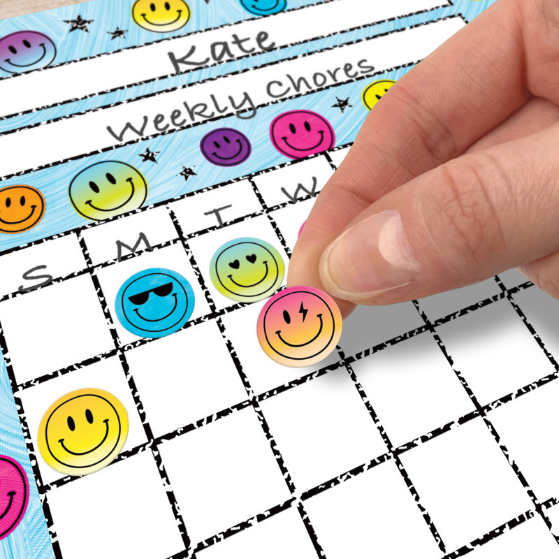 Mini-autocollants Brights 4Ever Smiley faces