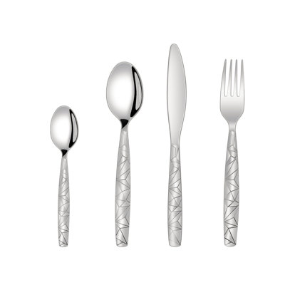 Latitude Run Burmaster 24 Piece Cutlery Set , Service for 6