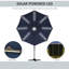 Breelan 292cm Lighted Cantilever Parasol-1173413160