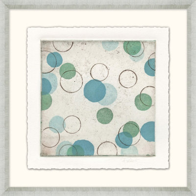 Bulles 4 - Peinture encadrée sur papier