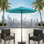 Parasol de marché avec manivelle Li-354735732-354735729