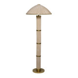 Seychelles 2-Light Rattan Floor Lamp