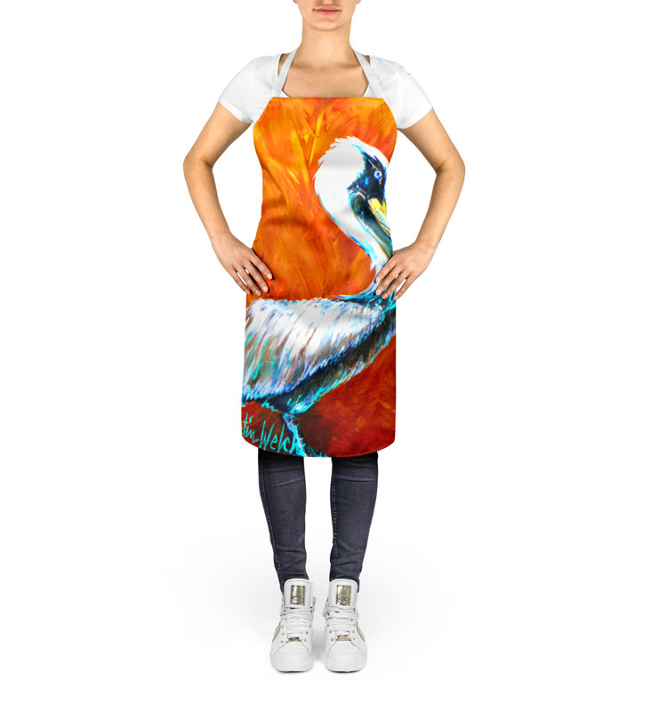 No Pattern Bib Apron