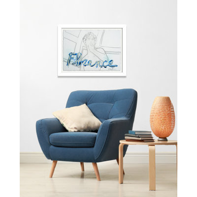 "Florence" par Robert Robinson - Impression de cadre ouvert sur papier