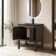 30" Herringbone Design Single Bathroom Vanity with Ceramic Top