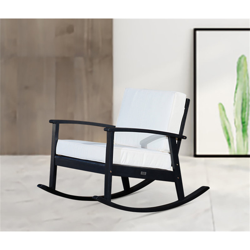 Chaise berçante Khaleesi, Brun foncé