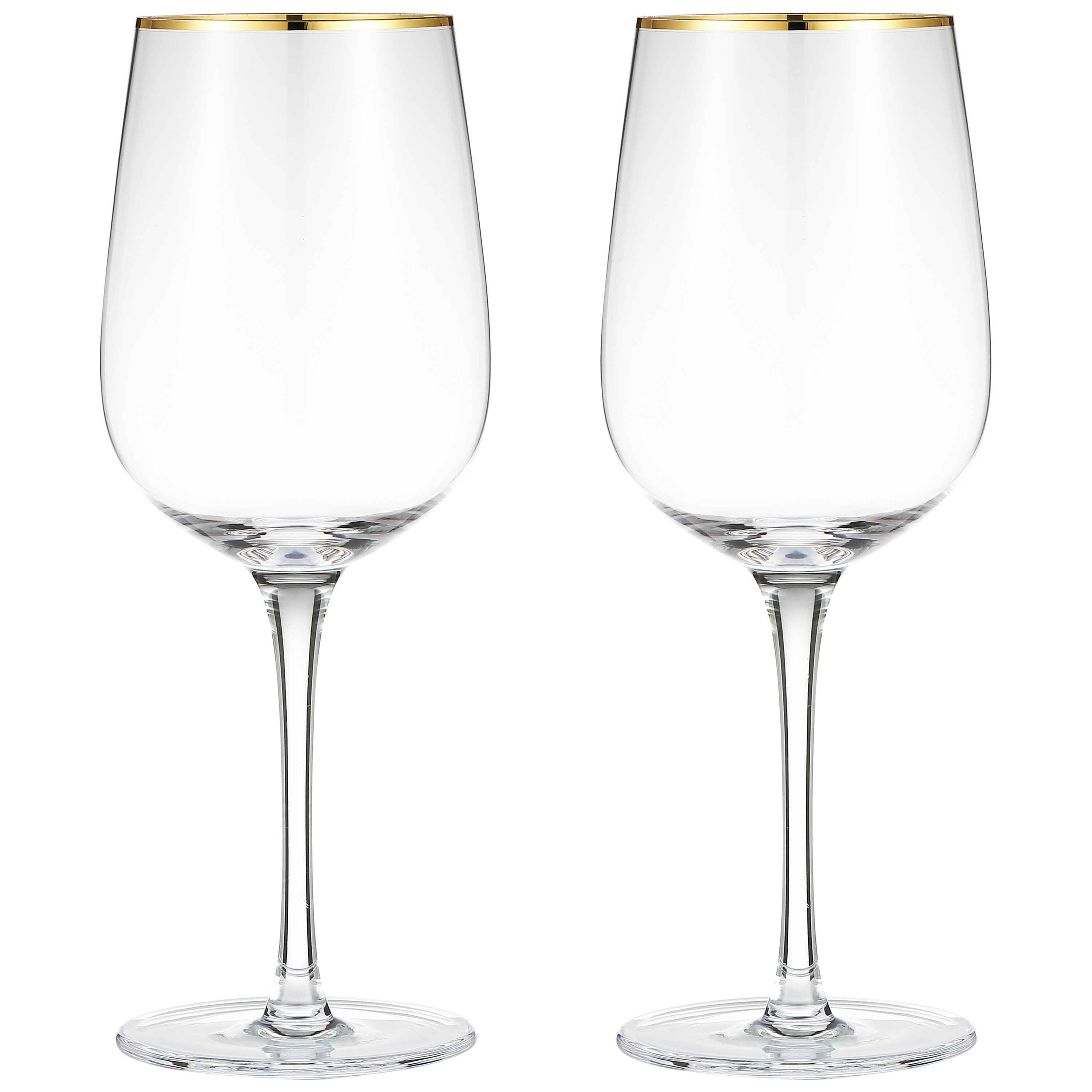 Ashland 10 oz. Crystal All Purpose Wine Glass (Set of 4) Rosdorf Park