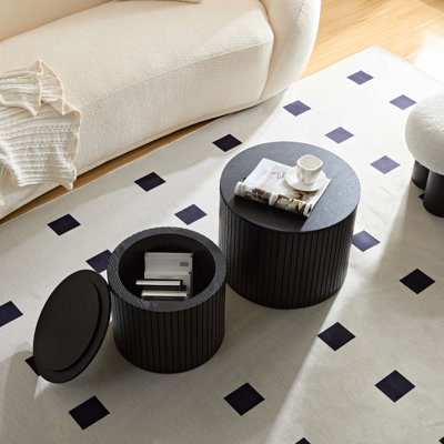 Ensemble de 2 tables gigognes