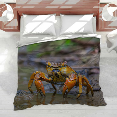 Crab Wildlife Microfiber Duvet Cover