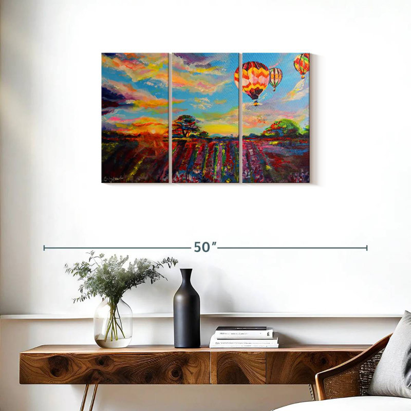 Mehar Balloon Skies, 20" H x 33" W