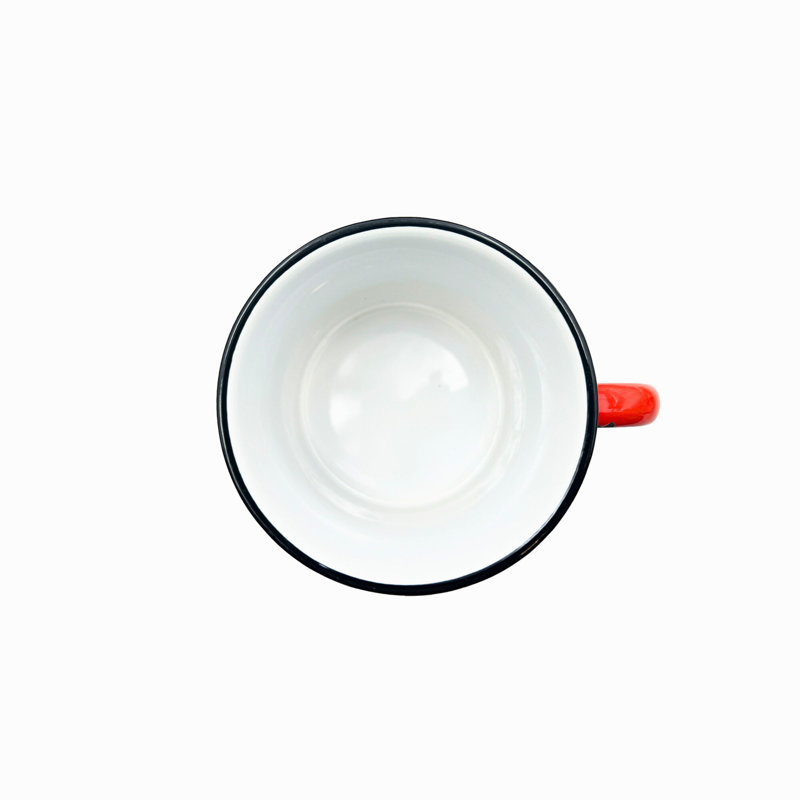 Canvas Home Tinware Stoneware Coffee Mug 16oz, Red