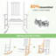 Chaise berçante en bois massif Schereville-814338197