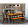 Cleobury  Butterfly Leaf Rubberwood Solid Wood Dining Set