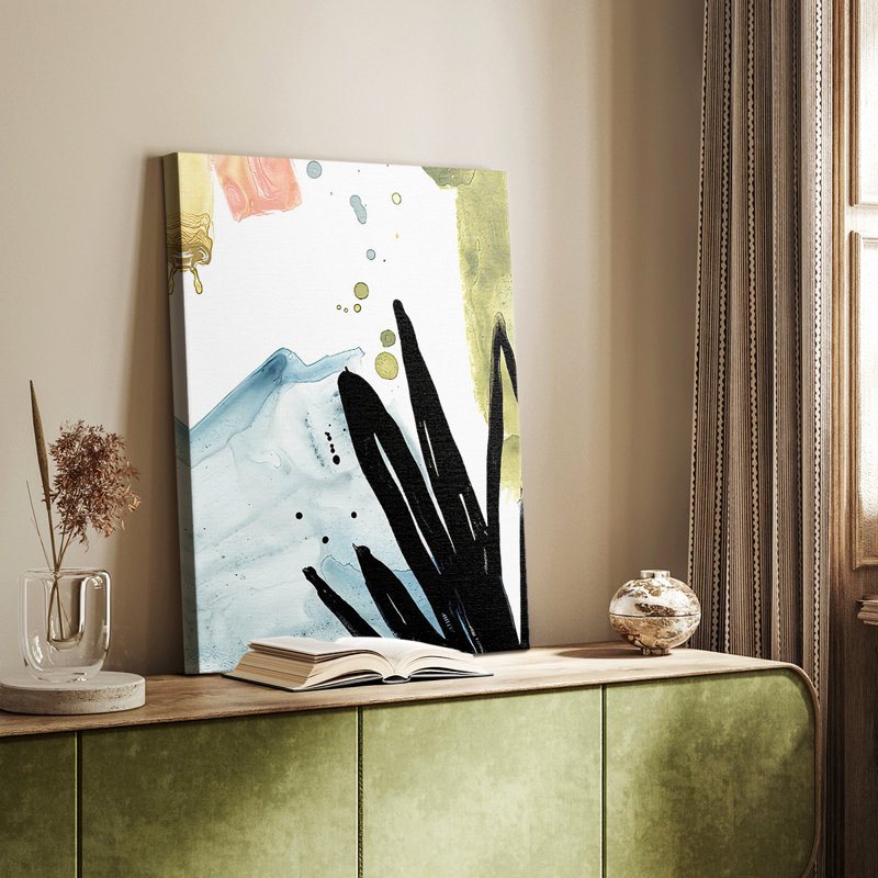 No Deckle Tropical Moderne IX - Gallery Cavas, H 18 po x l 12 po