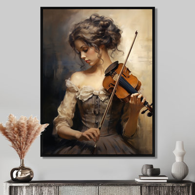 Reproduction d'art historique de souvenirs de violoniste II - Musicien